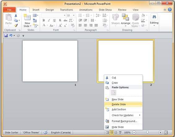 Microsoft PowerPoint 2010