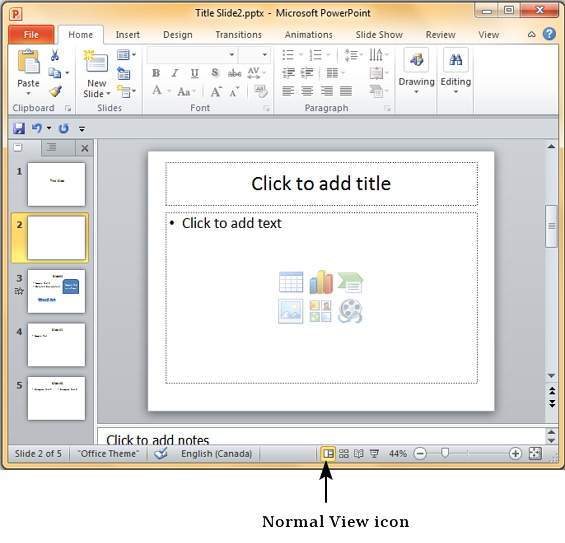 Microsoft PowerPoint 2010