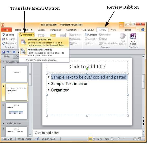 Microsoft PowerPoint 2010