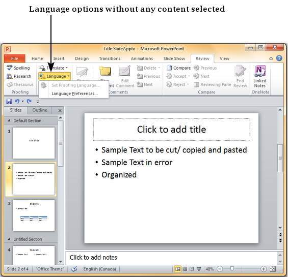 Microsoft PowerPoint 2010