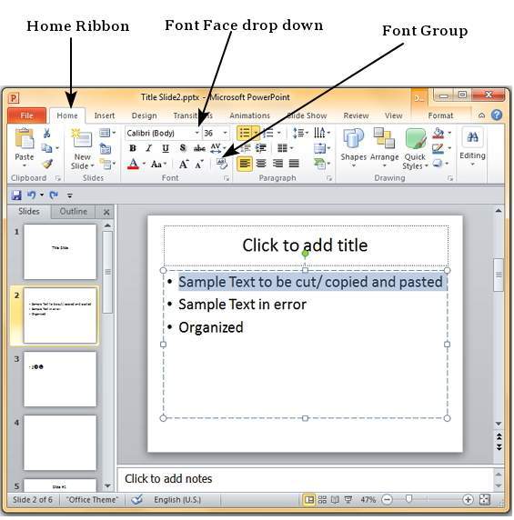 Microsoft PowerPoint 2010