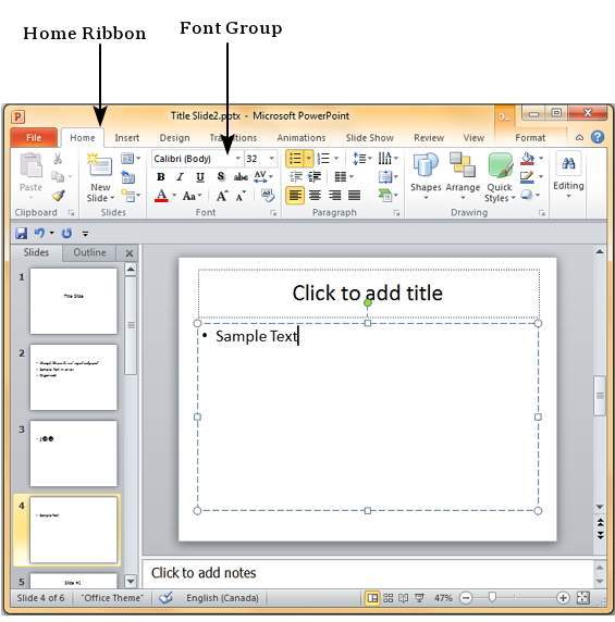 Microsoft PowerPoint 2010