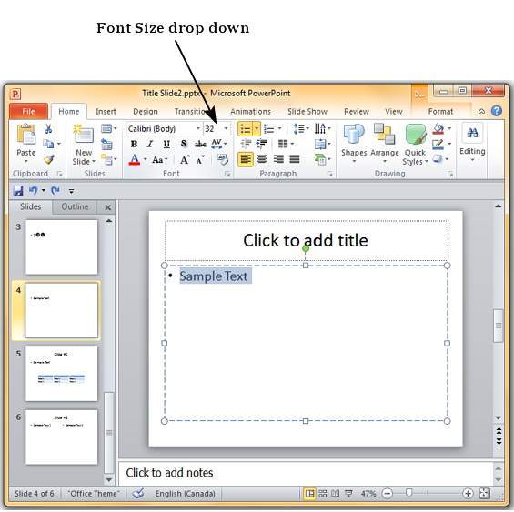 Microsoft PowerPoint 2010