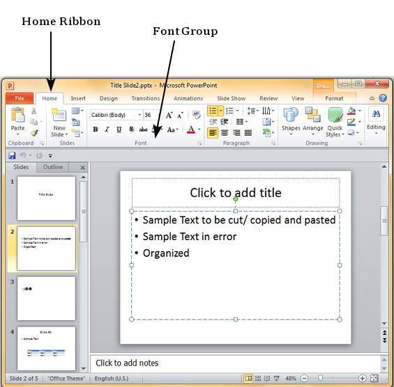 Microsoft PowerPoint 2010