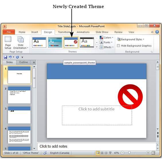 Microsoft PowerPoint 2010