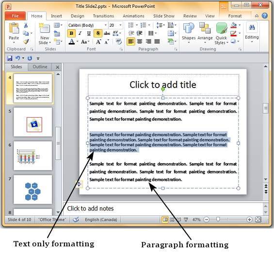 Microsoft PowerPoint 2010