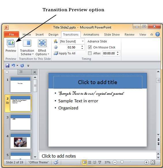 Microsoft PowerPoint 2010