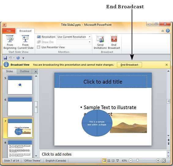 Microsoft PowerPoint 2010