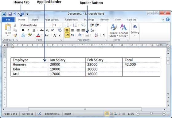 Table Border2