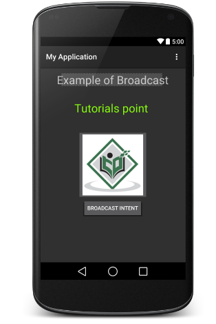 Android Broadcast Demo