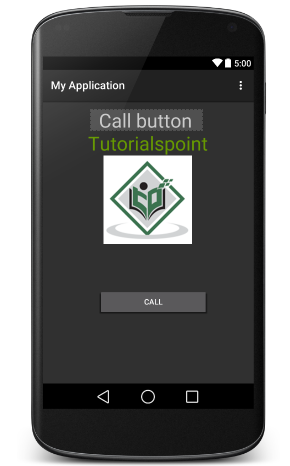 Android Mobile Call Screen