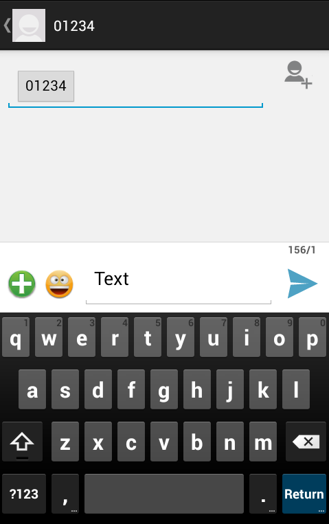 Android Mobile SMS Screen