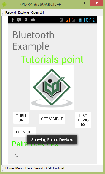 Anroid Bluetooth Tutorial