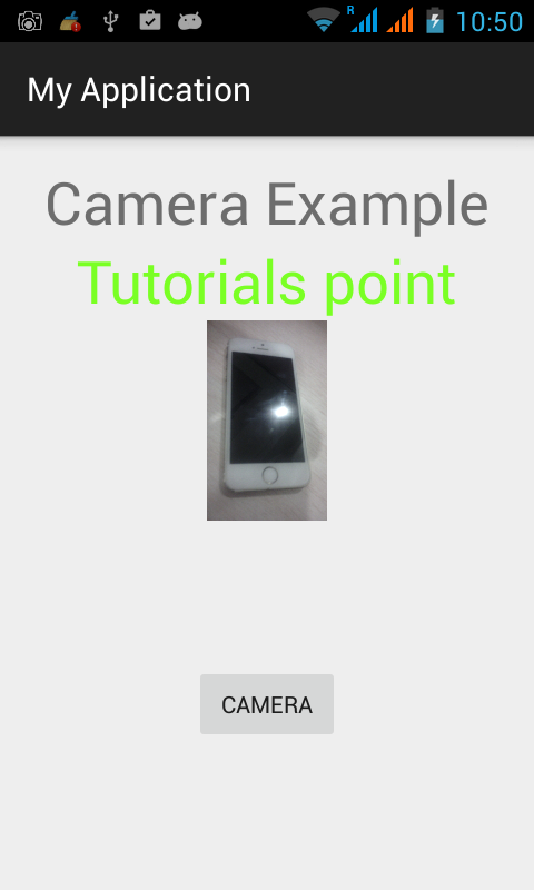 Anroid Camera Tutorial