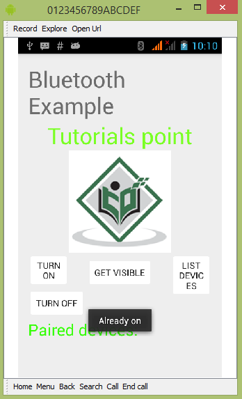 Anroid Bluetooth Tutorial