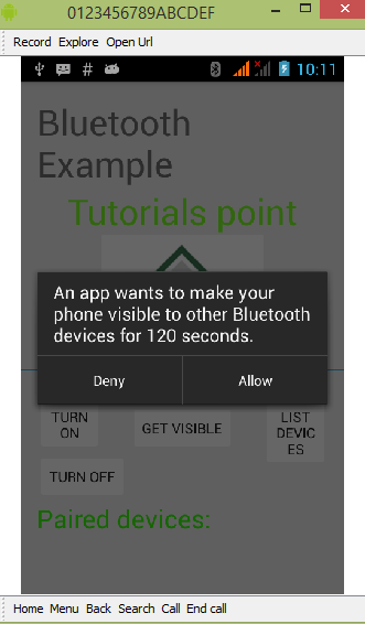 Anroid Bluetooth Tutorial