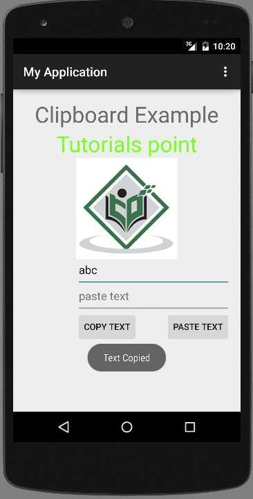 Anroid clipboard Tutorial