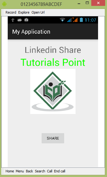 Android Linkedin Tutorial