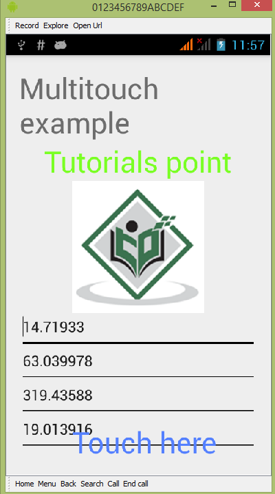 Android Multitouch Tutorial
