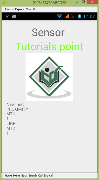 Anroid Sensors Tutorial