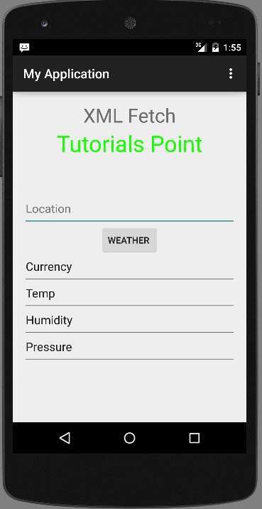 Anroid XML Parser Tutorial