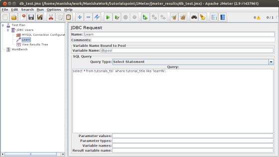 JDBC Request