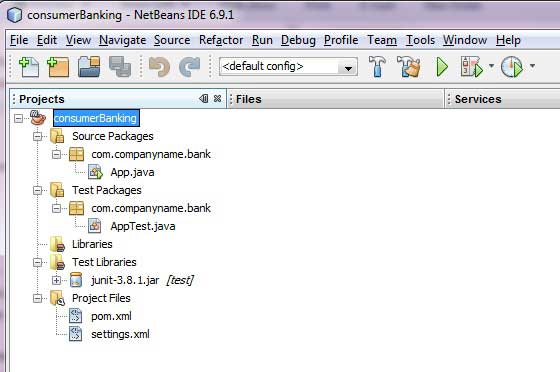 Maven project in NetBeans.