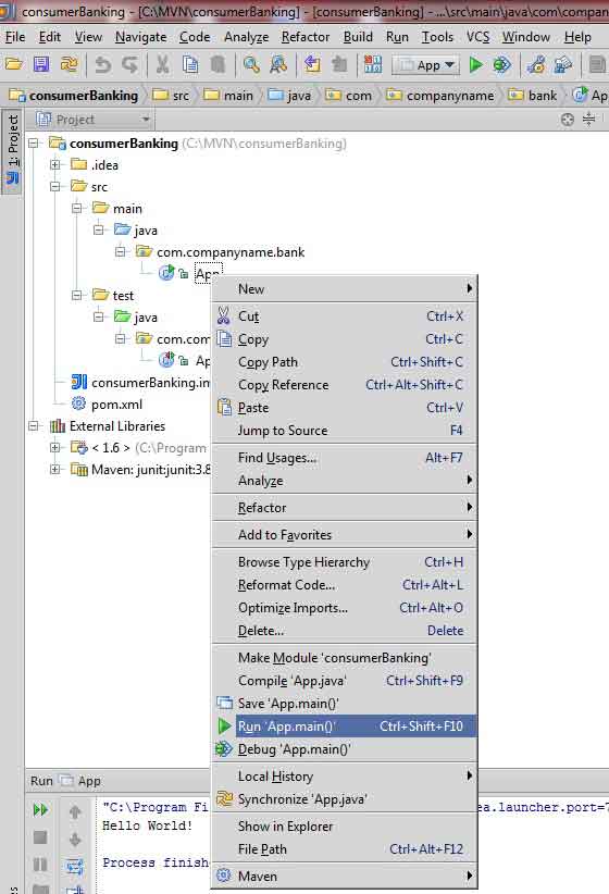 Java Build Path having Maven dependencies.