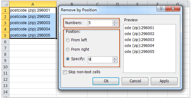 doc remove certain character16