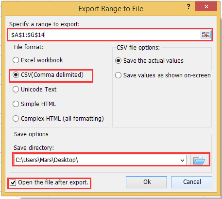 doc export as csv 03png