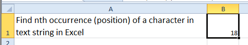 doc find position of text string 5