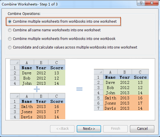 doc merge worksheets into one sheet 6