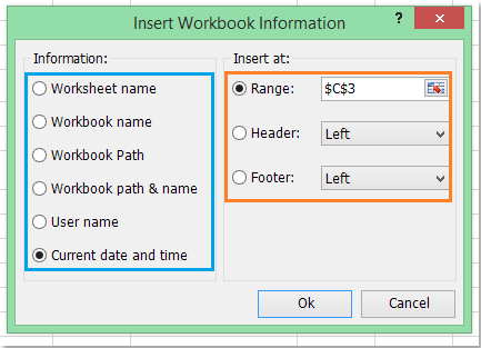 doc insert current date time 12