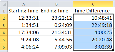 doc time difference kte 1