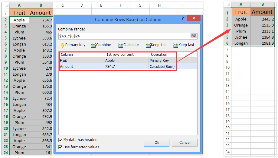 doc sum by criteria in another column 14