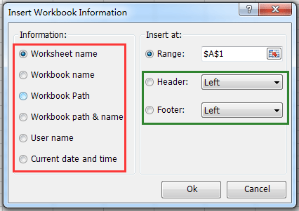 doc insert worksheet information