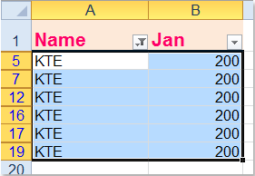 doc paste to filtered data 12