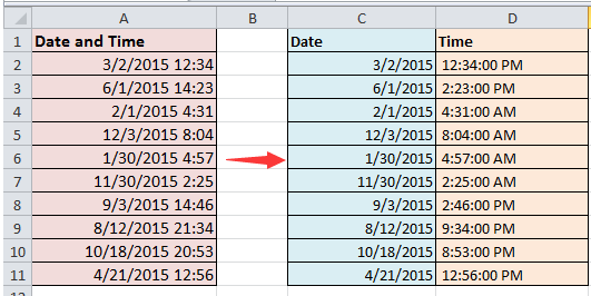 doc split date time 24