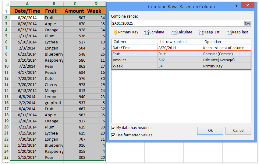 doc weekly average 10