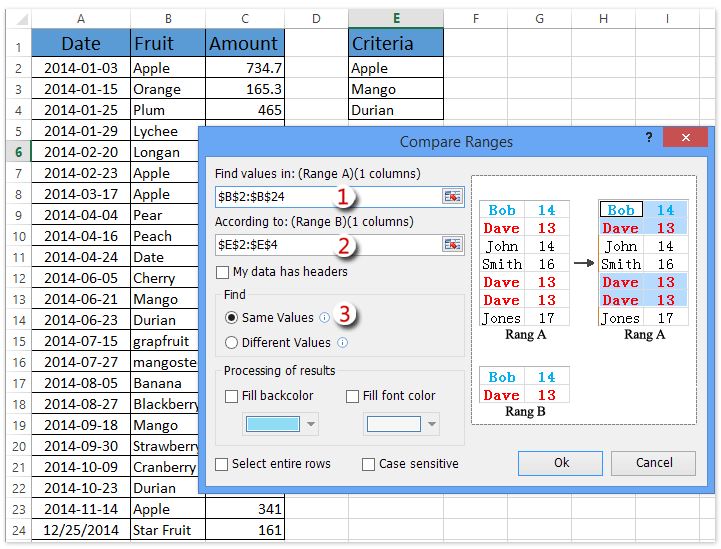 doc count cells if containing one of criteria 5