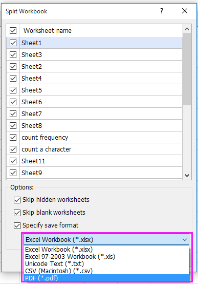 doc split workbook