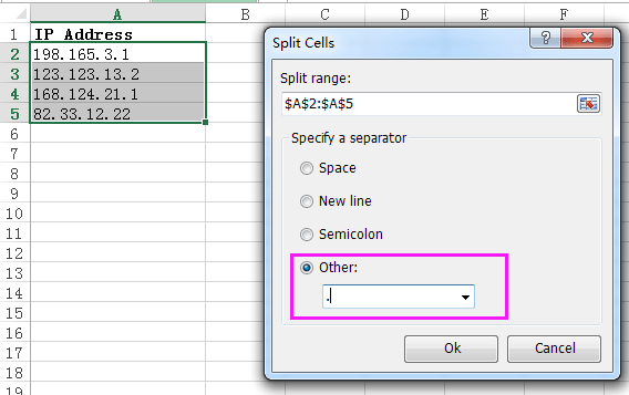 doc extract string from ip 10