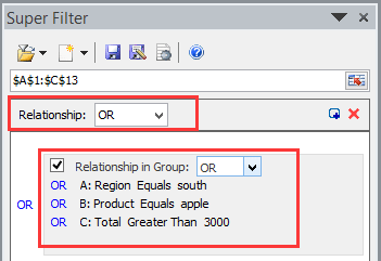 doc kte filter by criteria wildcard 9