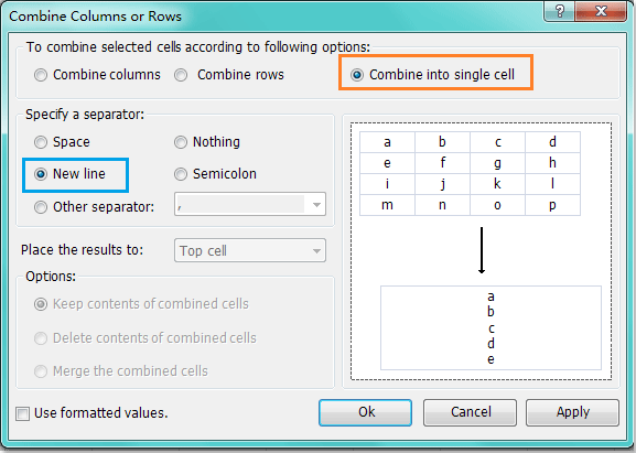 doc combine with line break 11