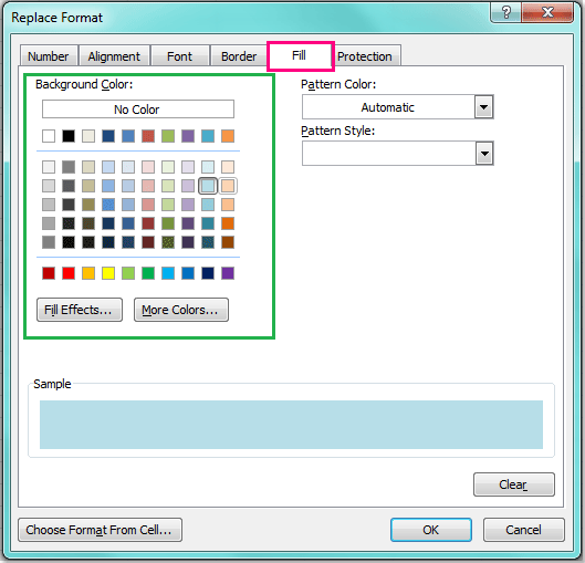 doc replace fill color 4