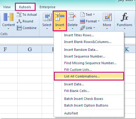 doc list combinations 4