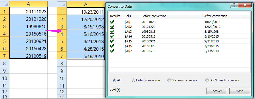 doc convert to normal date 11