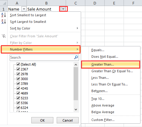 doc hide rows based on value 3