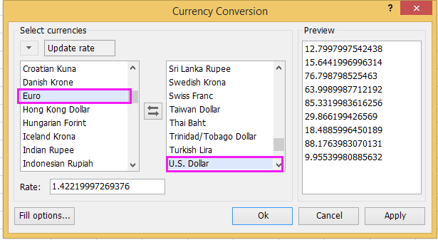 doc live exchange rate 3