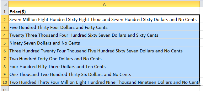 doc currency number to word 5